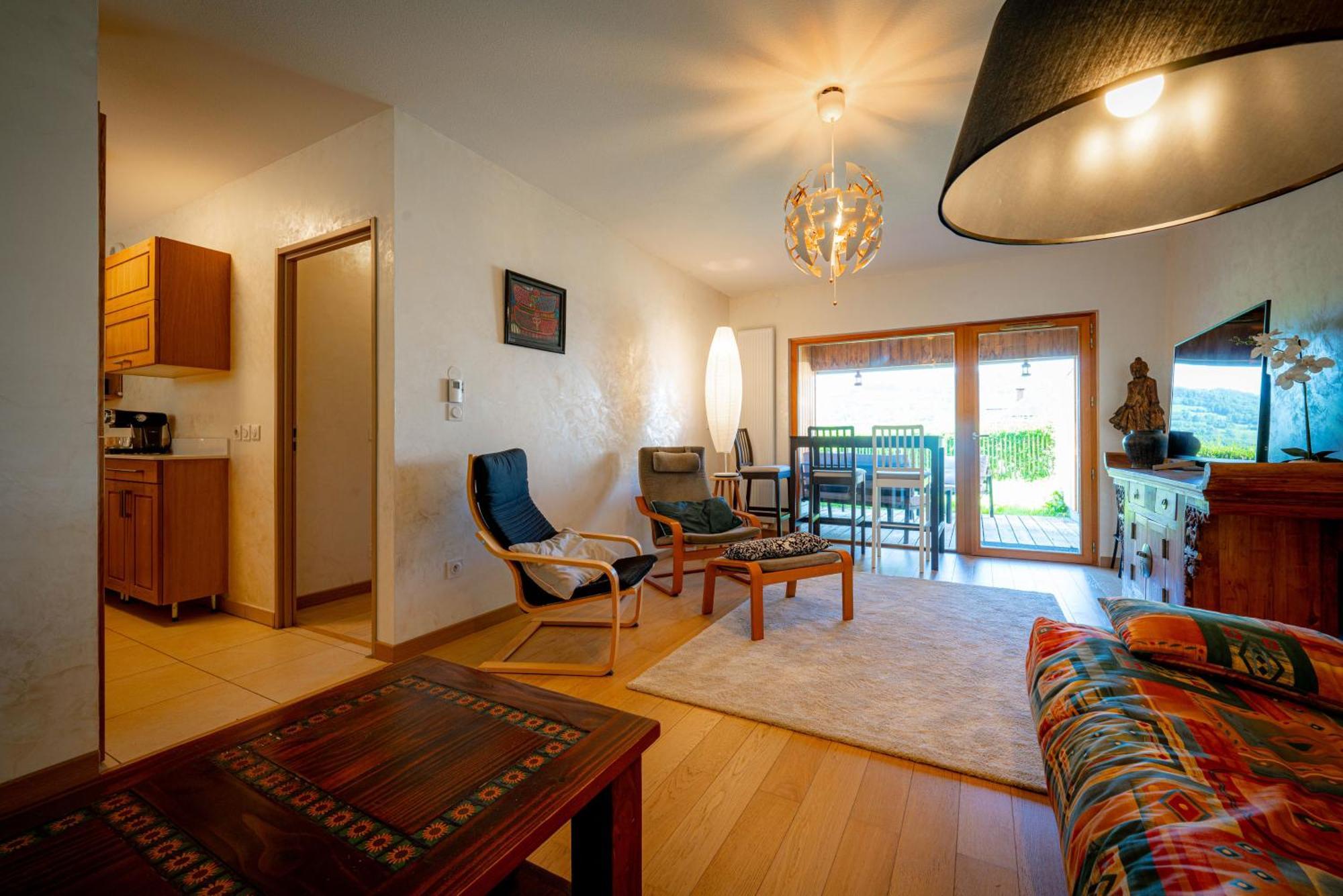 דירות Saint-Jean-d'Arvey Vue Sur Les Montagnes-Wifi-Terrasse מראה חיצוני תמונה